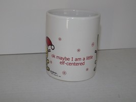 Jim Benton Happy Bunny Christmas Coffee Cup A Little Elf Centered Pre-owned (s) - £18.94 GBP