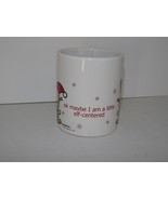 Jim Benton Happy Bunny Christmas Coffee Cup A Little Elf Centered Pre-ow... - £18.67 GBP