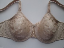 Wacoal 855285 Spot On Full Figure UW Bra Beige, Nude 40D MSRP $65 UPC99 - £23.53 GBP