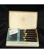 Washington Forge Steak Knife Set Bakelite Handles with Original Case 6 K... - $915.23 MXN
