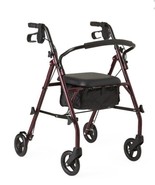 Basic Steel Rollator W/6” Wheels Knockdown Rolling Walker REF: 1000RA (B... - $94.71 CAD