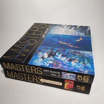 Lot of 2 Masters Art Quilts Books Vol 1 &amp; Vol 2 Major Works Martha Sielman 1st - £19.50 GBP