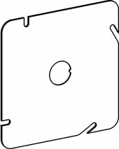 Orbit 5BCK Electric Box Cover, Flat 1/2&quot; Knockout Steel - 5&quot; Square - $1.63 CAD