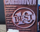 1987 Car and Driver Magazine Full Year 12 Issues Complete Vintage Lot of 12 - $52.24