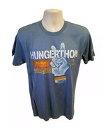 2013 John Lennon Hungerthon Imagine Theres No Hunger Adult Medium Blue T... - £16.41 GBP