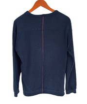 Homecore Terry Sweatshirt Blue Red Stitching Crewneck Size Small - $740.09 MXN