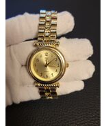 Vintage NY&amp;C Gold Toned Women's Analog Wristwatch Quartz Model 15769 Works - $9.90