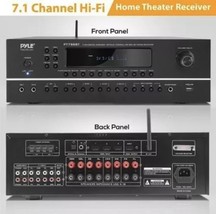 Pyle 7.1-Channel Hi-Fi Bluetooth Stereo Amplifier 2000 Watt - Black PT796BT - $177.21