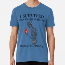 I Survived Open Heart Surgery Survivor Gift S to 5XL Made in the USA T-Shirt - £17.74 GBP