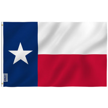 Anley Fly Breeze 3x5 Foot Texas State Flag Polyester Double Stitched Grommets - £5.95 GBP