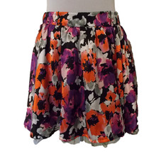 Material Girl Mini Skirt, Size S/P, Multi-color Floral Print - $9.41