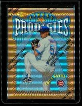 Vintage 1996 TOPPS PRODIGIES Refractor Baseball Card #212 TERRY ADAMS Cubs - $19.74
