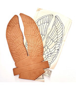 Harley Style Wings Leather Patch Pattern And Leather Piece Motorcycle DW... - $82.23 CAD