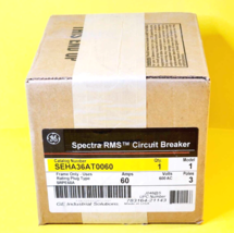 *100% Brand New &amp; Sealed* General Electric Ge SEHA36AT0060 60A Circuit Breaker - £213.40 GBP