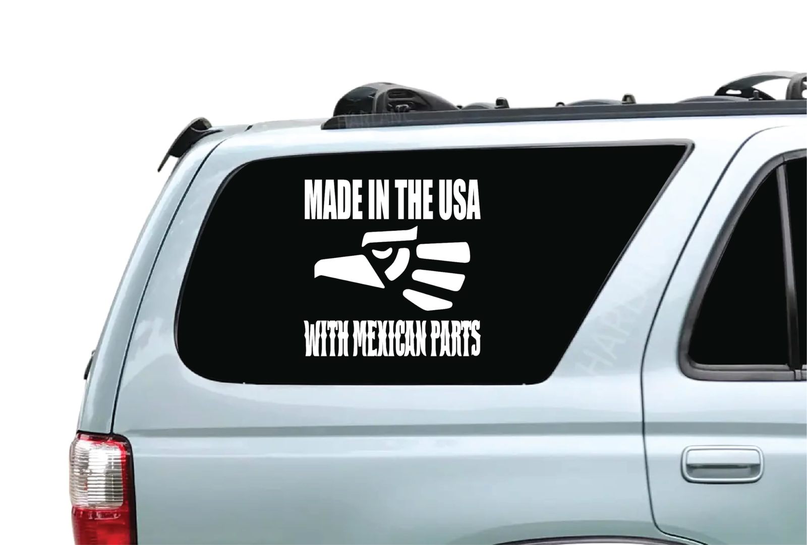 American Grown with Mexican Roots Eagle Vinyl Decal Sticker 5 - Custom M... - $0.99