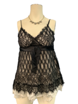 Paige Premium Blouse Black Lace,Size Small - $10.89