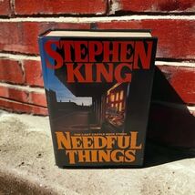 Needful Things Stephen King 1991 Hardcover DJ Black Cover Version Horror - $15.87