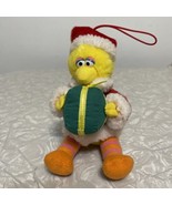 Sesame Street Vtg Christmas Big Bird Santa Plush Ornament. Kurt S Adler - £19.23 GBP