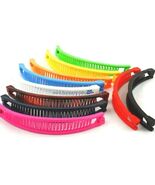 3 PIECE BANANA HAIR CLIPS PONYTAIL CLAW COMBS BLACK,BROWN,CLEAR,WHITE... - $53.55 MXN+