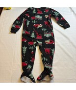 Child of Mine by Carter&#39;s Footie Pajamas Christmas Tree Construction Siz... - $14.53 CAD