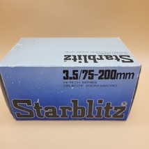 Zoom Lens Starblitz Macro-focusing Hi-tech Series 3.5/75-200mm For Pentax K - £14.04 GBP