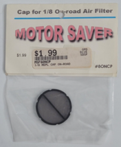 Motor Saver 80FCP 1/8 Replacement Air Filter Cap Off-Road RC Part Vintage NEW - £3.91 GBP