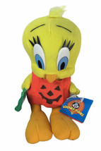 Tweety Bird Plush 1997 Warner Bros Halloween Ace Looney Tunes  11&quot; with ... - £21.03 GBP