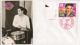 ZAYIX - US 2721 FDC 1970s Elvis Presley Drummer Bubble Gum Card cachet Tucson AZ - £3.95 GBP