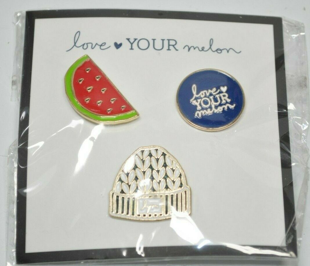 NEW Love Your Melon Pin Set Crew 52 Volunteer Uniforms from 2018 Super B... - $9.89