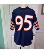 VINTAGE 80s McGREGOR SAND KNIT CHICAGO BEARS #95 RICHARD DENT JERSEY SIZE L - $62.34 CAD