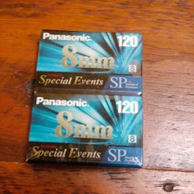 2 NEW Panasonic 8mm ‘Special Events’ Camcorder Video Tape 120 minutes - $12.24