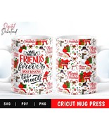 Cricut Mug Press Svg, Christmas Mug Wrap Infusible Ink Sheet, Mug Wrap D... - £3.88 GBP