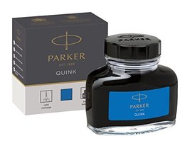 PARKER QUINK Ink Bottle, Washable Blue, 57 ml (1950377) - £15.12 GBP