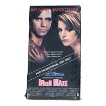 Iron Maze VHS Promo Screener Tape Jeff Fahey Bridget Fonda New with wate... - £11.33 GBP