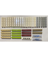 35+ LEGO Parts Pieces 1x6 Brick #3009 White Gray Beige Lime - $6.18