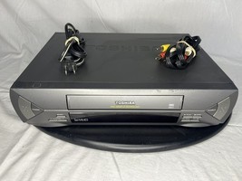 Toshiba M-653 4 Head VCR  NO REMOTE W/ AV Cables Tested And Working - $55.00