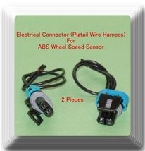 2 x Connector of ABS Wheel Speed Sensor Rear Left/Right Fits Hummer H3 H3T 06-10 - £14.65 GBP