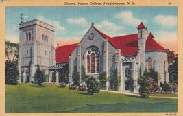 Poughkeepsie New York NY Chapel Vassar College 1946 Beacon Postcard C30 - £2.34 GBP