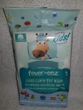Natural Kids Essentials FEVER-EEZ Candy Cane Cotton 32 Wet Wipes Cool Ca... - $12.99