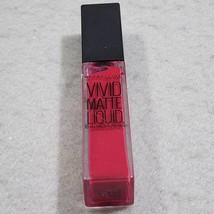 Maybelline New York 25 FUSCHIA ECSTASY X2 Vivid Matte Liquid ColorSensat... - $5.49