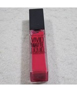 Maybelline New York 25 FUSCHIA ECSTASY X2 Vivid Matte Liquid ColorSensat... - $101.17 MXN