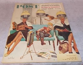 Saturday Evening Post Magazine May 6 1961 Kurt Ard Covr Salon Cowboy Bobby Darin - £6.20 GBP
