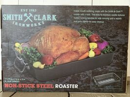 Smith &amp; Clarks Ironworks - Non Stick Steel Heavy Duty Turkey Roaster Pan... - $10.38