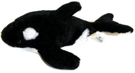 Shamu Orca Plush Sea World Black White Killer Whale 10&quot; Stuffed Animal Toy - $10.13
