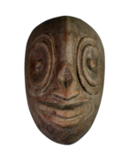 Antique African Style Hand-Carved 11in Hard Wood Tribal Face Mask Wall D... - $5,702.05 MXN