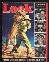 Look 7/6/1937-Lion attacks man on cover-Tarzan and mate-Johnny Weissmuller &amp; ... - $101.85