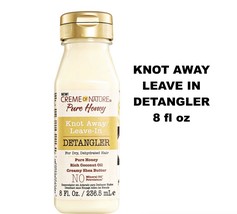 Creme Of Nature Pure Honey Knot Away Leave - In Detangler For Dry Hair 8 Fl Oz - £5.17 GBP