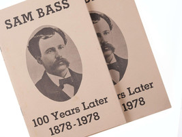 Round Rock Texas 1978 Sam Bass 100 years later booklet x 2 - $49.50