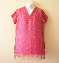 Pashmina BoHo Kaftan Caftan Tunic Poncho Abaya Blouse Top - M - $14.90