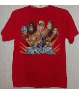 EXCELLENT BOYS WWE SUPERSTARS RED NOVELTY T-SHIRT   SIZE L (14/16) - $355.74 MXN